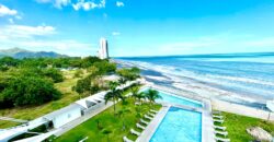 Beautiful beachfront apartment for sale with ocean view and just a few steps from the beach –Se vende hermoso apartamento de playa con vista al mar y a pocos pasos de la playa