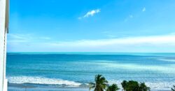 Beautiful beachfront apartment for sale with ocean view and just a few steps from the beach –Se vende hermoso apartamento de playa con vista al mar y a pocos pasos de la playa