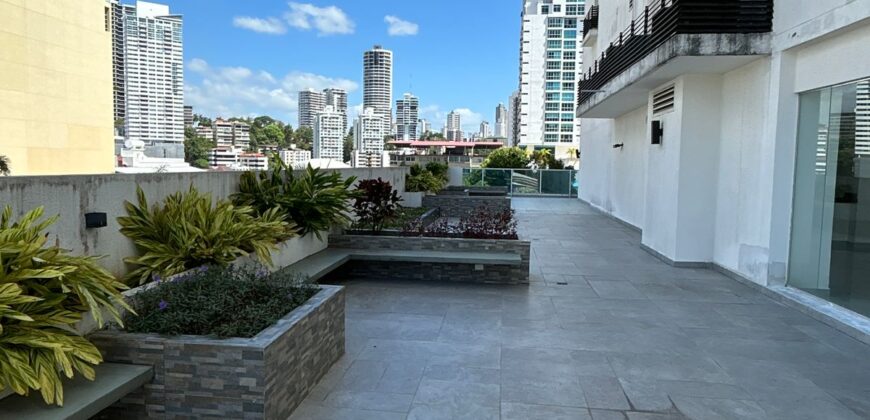 Vendo apartamento amoblado Bella Vista a pasos de la Cinta Costera