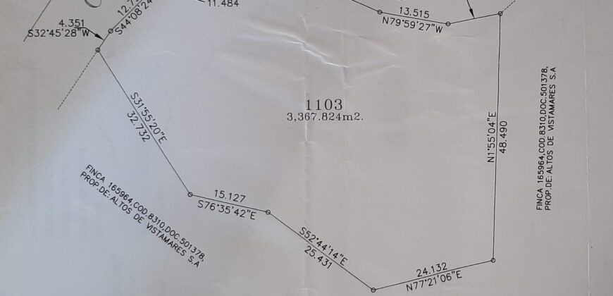 Vendo hermoso terreno en Altos Del María