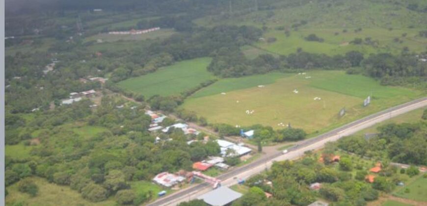 Vendo terreno frente a carretera Panamericana, a pocos minutos de Bejuco y Quesos Mily