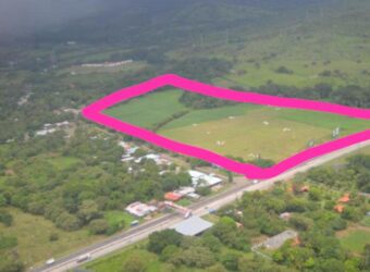 Vendo terreno frente a carretera Panamericana, a pocos minutos de Bejuco y Quesos Mily