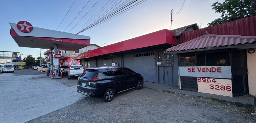 Vendo estación de gasolina ubicada en estratégica esquina, en el distrito de Chame