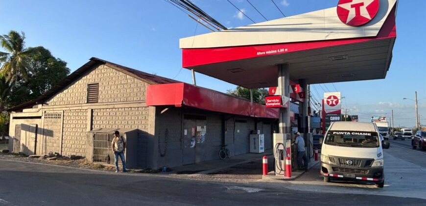 Vendo estación de gasolina ubicada en estratégica esquina, en el distrito de Chame